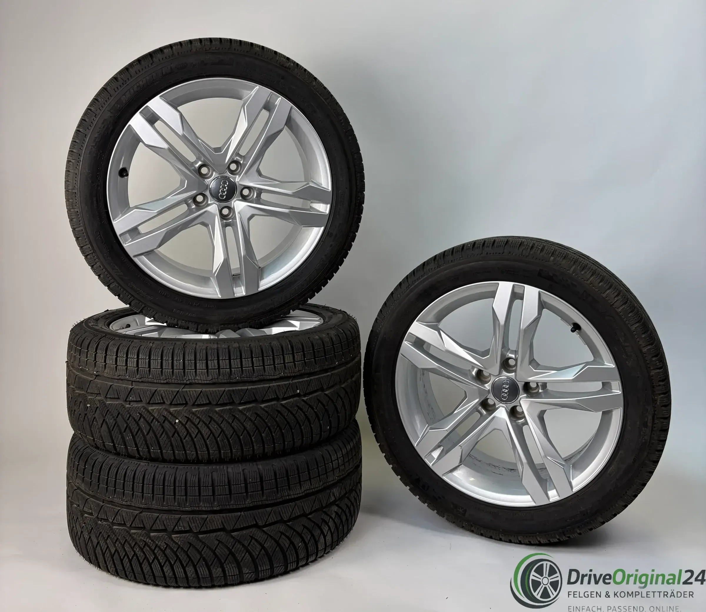 Original 18 Zoll AUDI A4 ALLROAD Dynamik Design 8W9601025B Silber - Bild 1