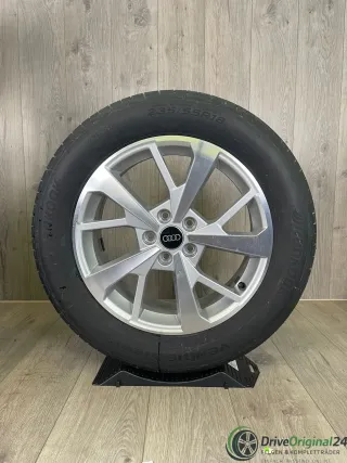 Original 18 Zoll AUDI Q3 5-Y-Speichen-Design 83A601025J Silber Frontpoliert - Bild 4