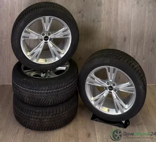 NEU Original 21 Zoll AUDI Q8 5 Triplespeichen Design + RDKS 4M8601025H Silber - Bild 1