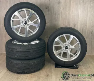 Original 18 Zoll AUDI Q3 5-Y-Speichen-Design 83A601025J Silber Frontpoliert - Bild 1