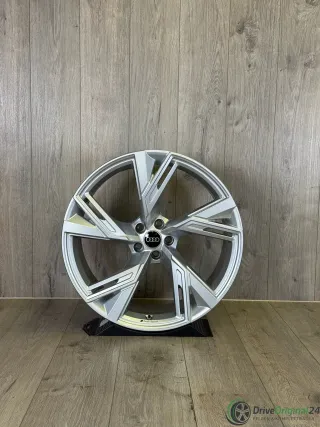 ALUFELGE 22 ZOLL 5-V-SPEICHEN-TRAPEZ-DESIGN + NABENDECKEL - Bild 3