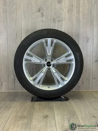 NEU Original 21 Zoll AUDI Q8 5 Triplespeichen Design + RDKS 4M8601025H Silber - Bild 3