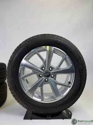 Original 18 Zoll AUDI Q3 5-Y-Speichen-Design 83A601025J Silber frontpoliert - Bild 3