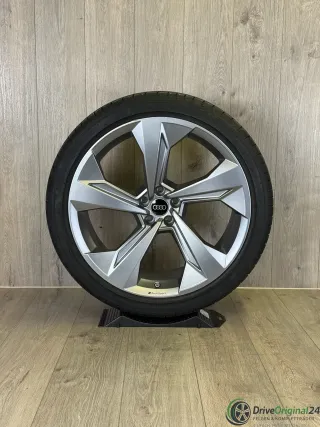 Original 22 Zoll AUDI Q7/SQ7 5-Arm-Edge-Design + RDKS 4M0601025CD Grau - Bild 3