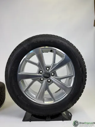 Original 18 Zoll AUDI Q3 5-Y-Speichen-Design 83A601025J Silber frontpoliert - Bild 4