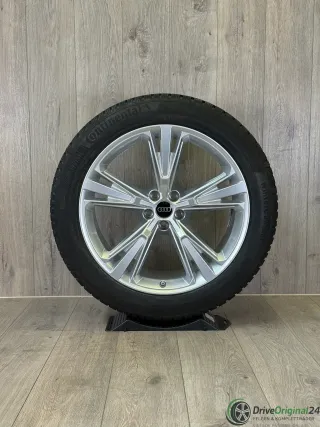 NEU Original 21 Zoll AUDI Q8 5 Triplespeichen Design + RDKS 4M8601025H Silber - Bild 5